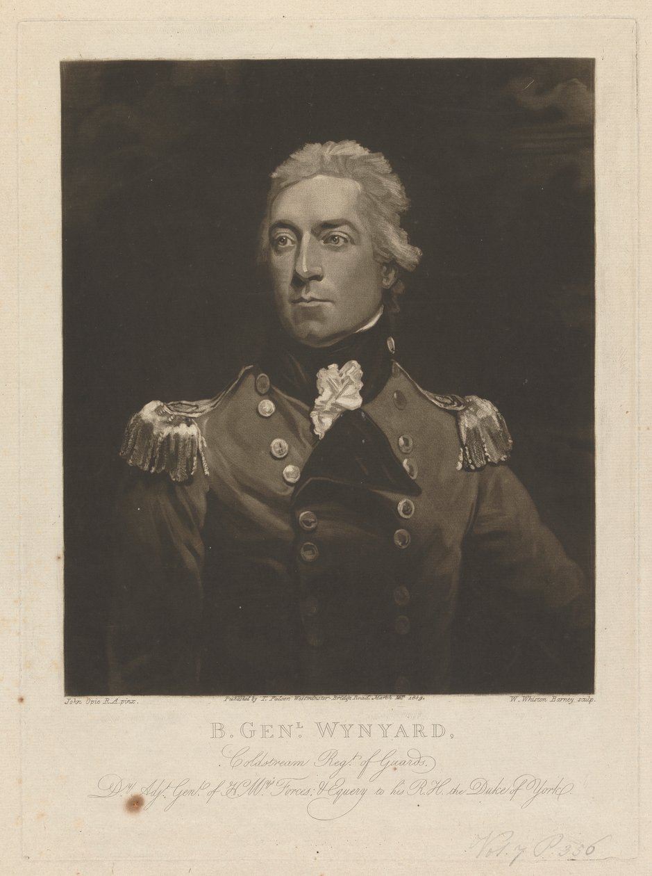Korgeneral William Wynyard by William Whiston Barney