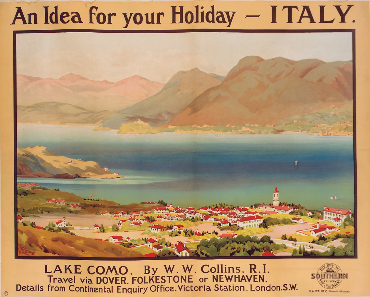Tatiliniz İçin Bir Fikir - İtalya by William Wiehe Collins