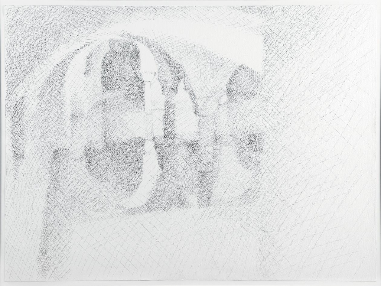 Flooded Crypt, San Zaccaria, Venedik, 2006 (Kağıt Üzerine Kalem) by William Wilkins