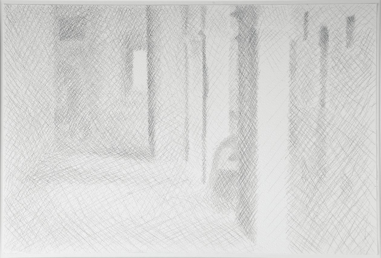 Sotoportego Salviati, Venedik, 2009 (Kağıt Üzerine Kalem) by William Wilkins