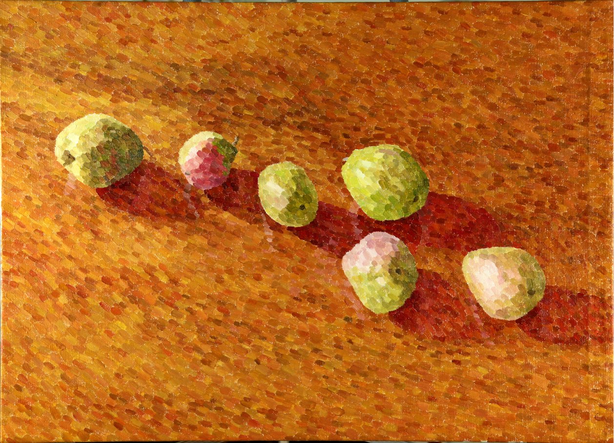Natürmort, Kara Worcesters, 2013 (tuval üzerine yağlı boya) by William Wilkins