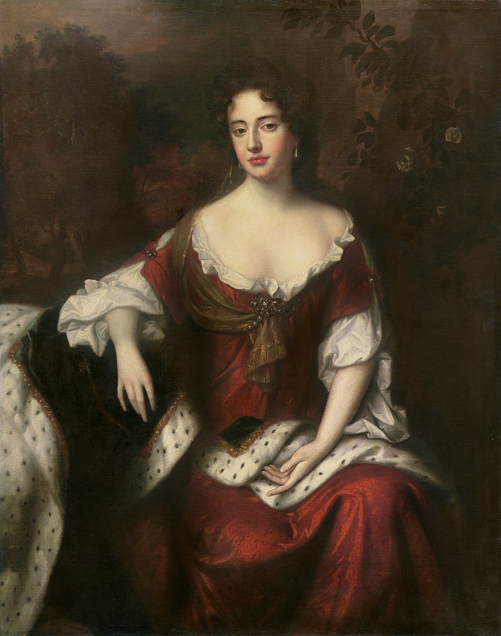 Anne, Büyük Britanya ve İrlanda Kraliçesi Portresi by William Wissing or Wissmig