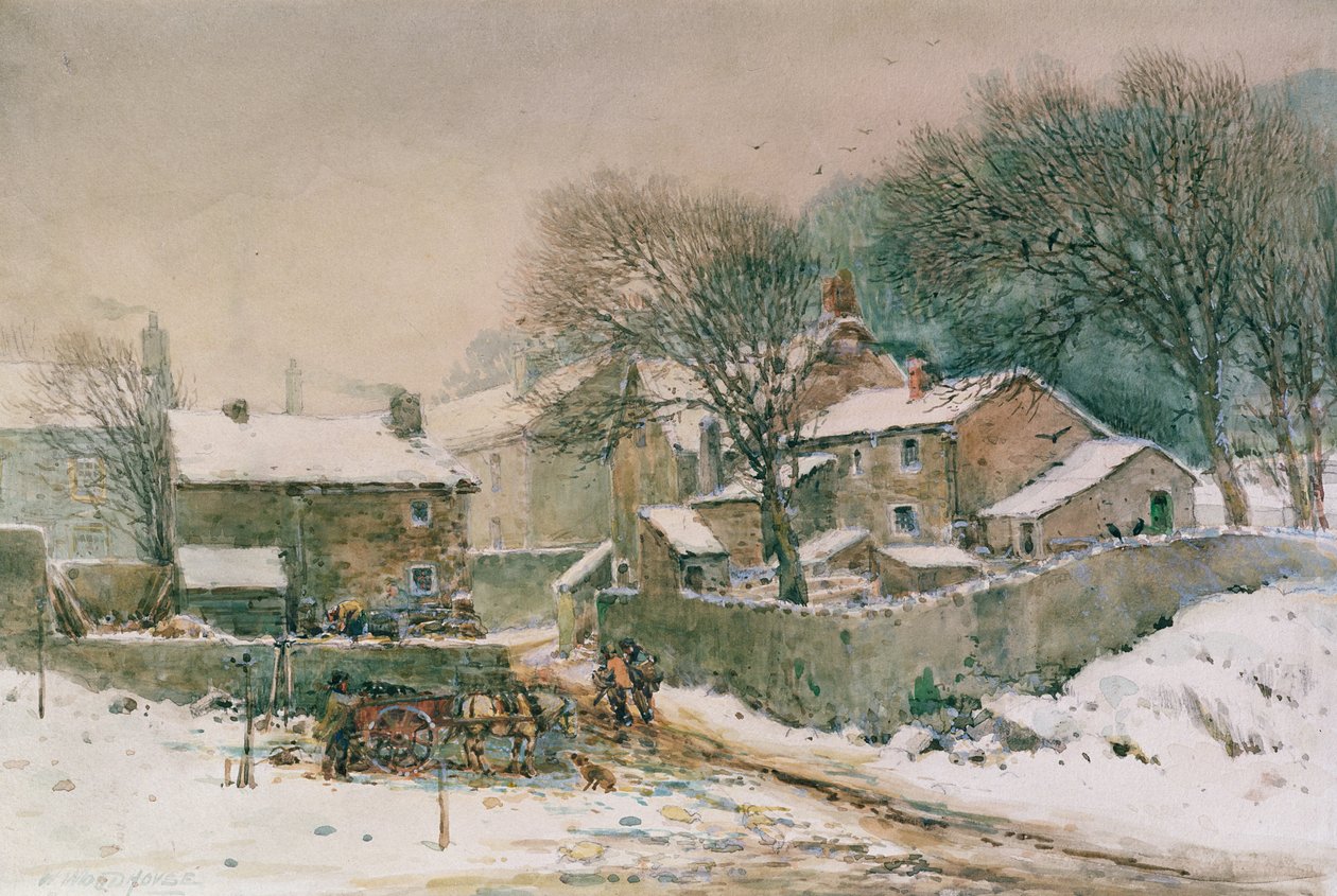 Kışın Heysham by William Woodhouse