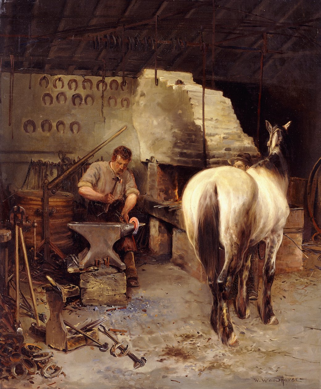 Demirci Dükkanı by William Woodhouse