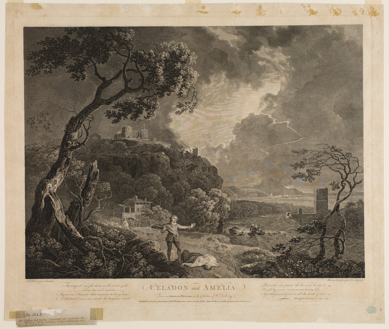 Seladonlar ve Amelia by William Woollett