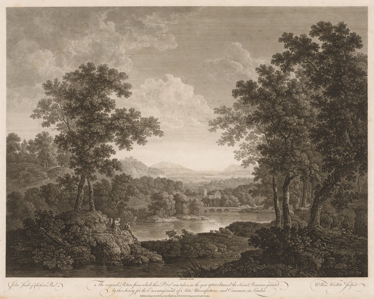 Manzara by William Woollett