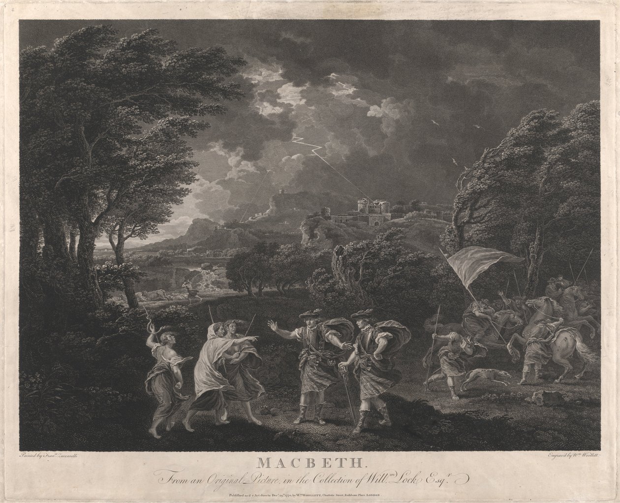 Macbeth ve Cadılar by William Woollett