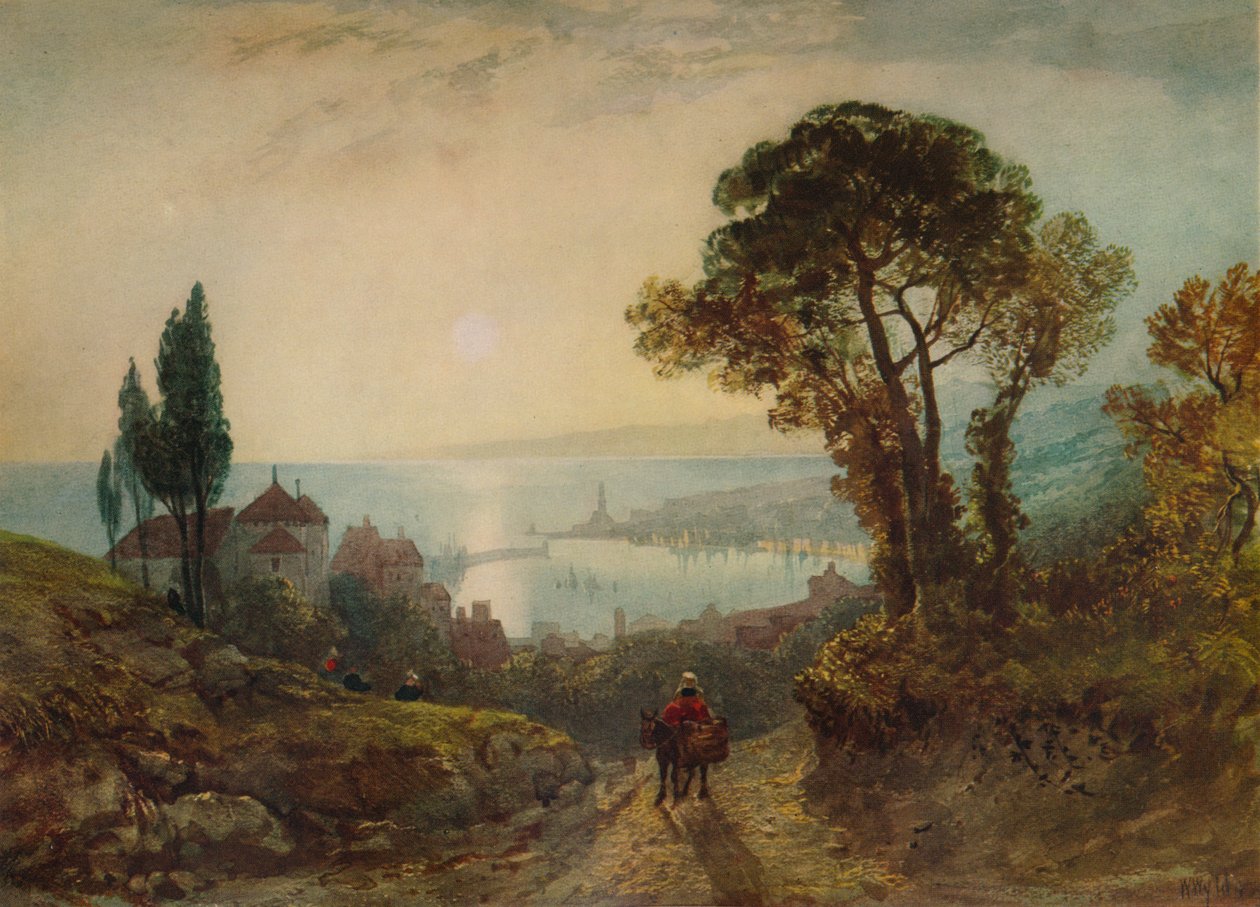 Bir limandan görünüm, c1859, 1938 by William Wyld