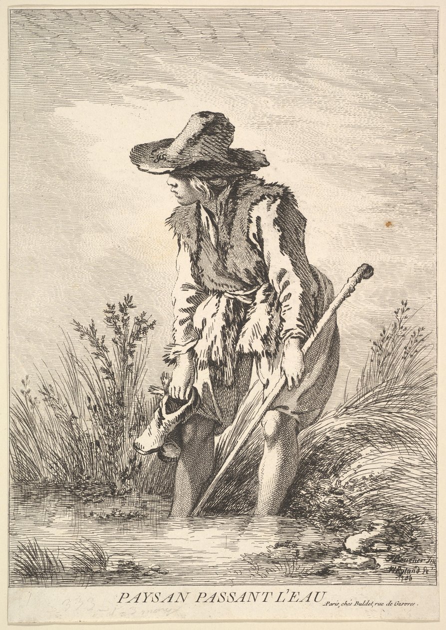 Köylü Geçiş Suyu, 1786. by William Wynne Ryland