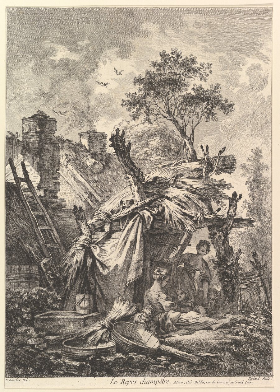 Ülkede dinlenin. by William Wynne Ryland