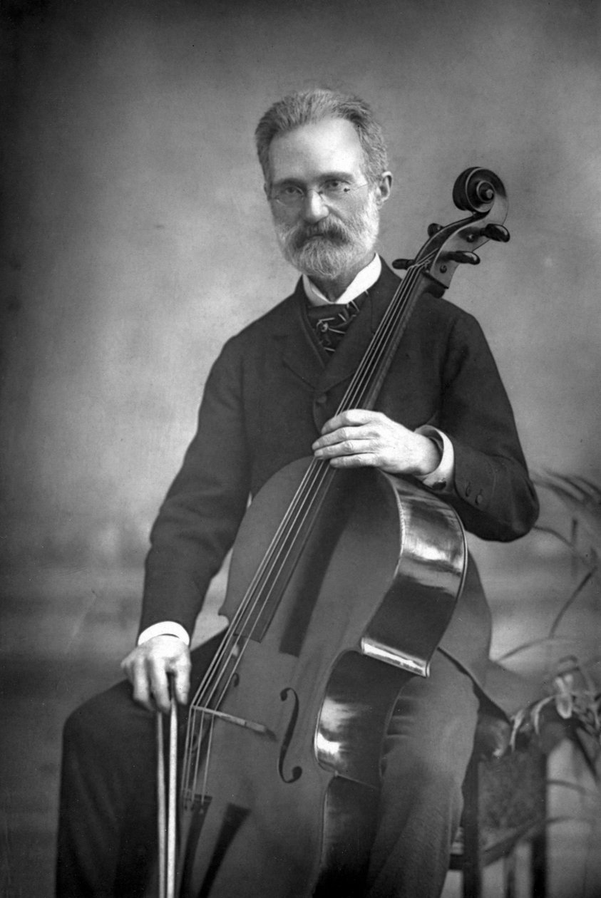 Carlo Alfredo Piatti 1822-1901, İtalyan çellist, 1890. by William and Daniel Downey