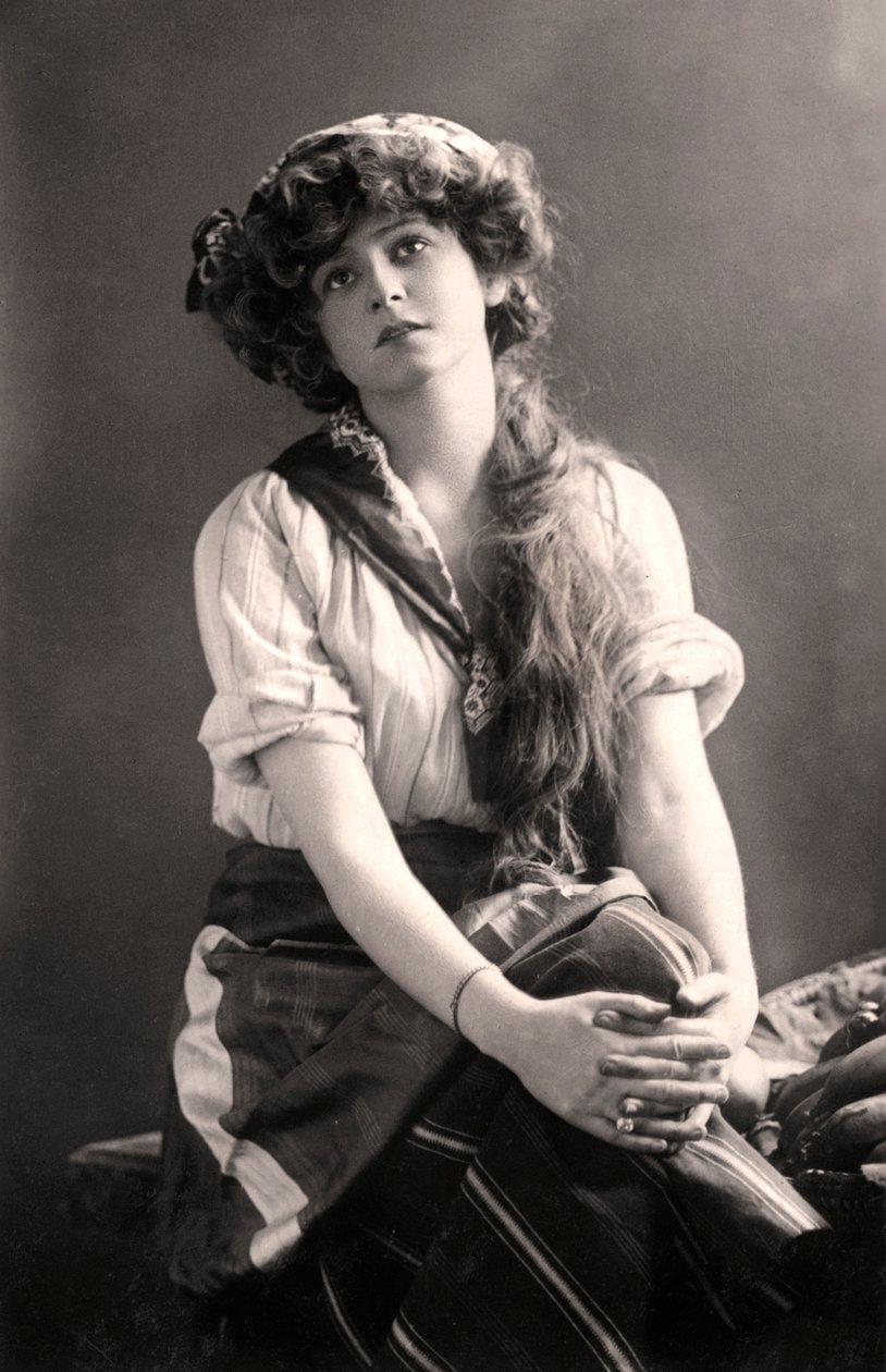 Gabrielle Ray 1883-1973, İngiliz aktris, 20. yüzyılın başlarında. by William and Daniel Downey