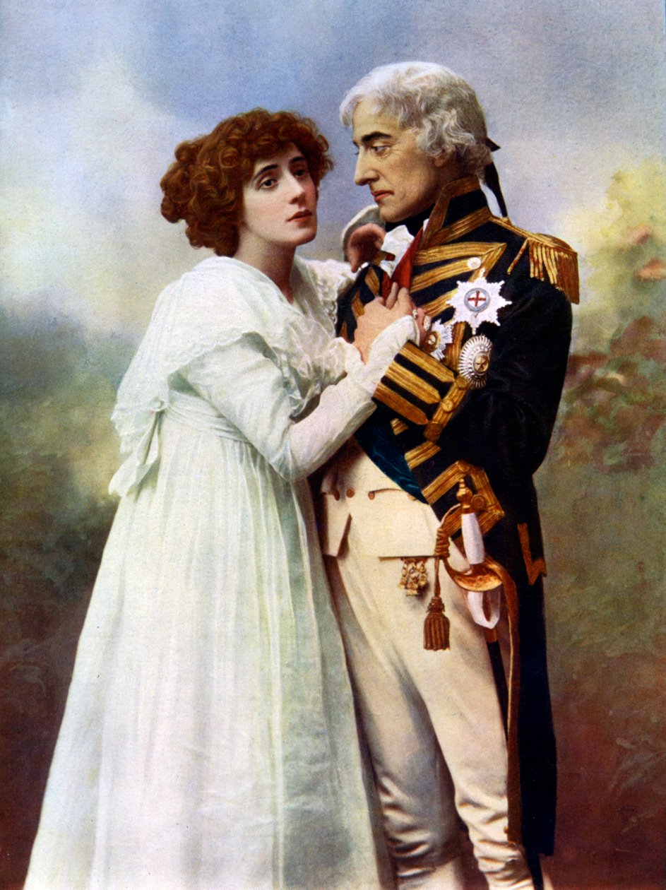 Johnston Forbes-Robertson 1853-1937 ve Bayan Patrick Campbell 1865-1940, 1899-1900. by William and Daniel Downey