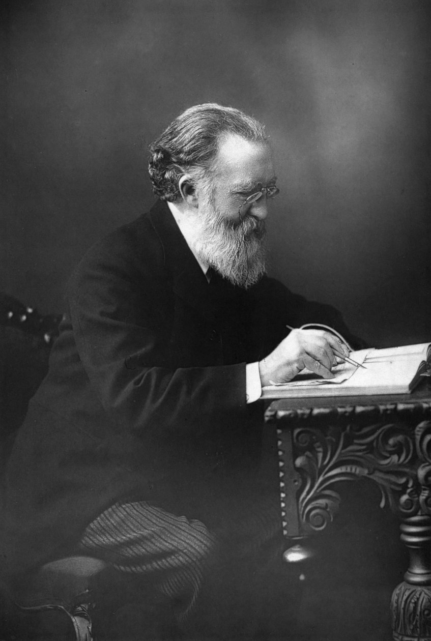 Justin McCarthy 1830-1912, İrlandalı politikacı, tarihçi ve romancı, 1893. by William and Daniel Downey