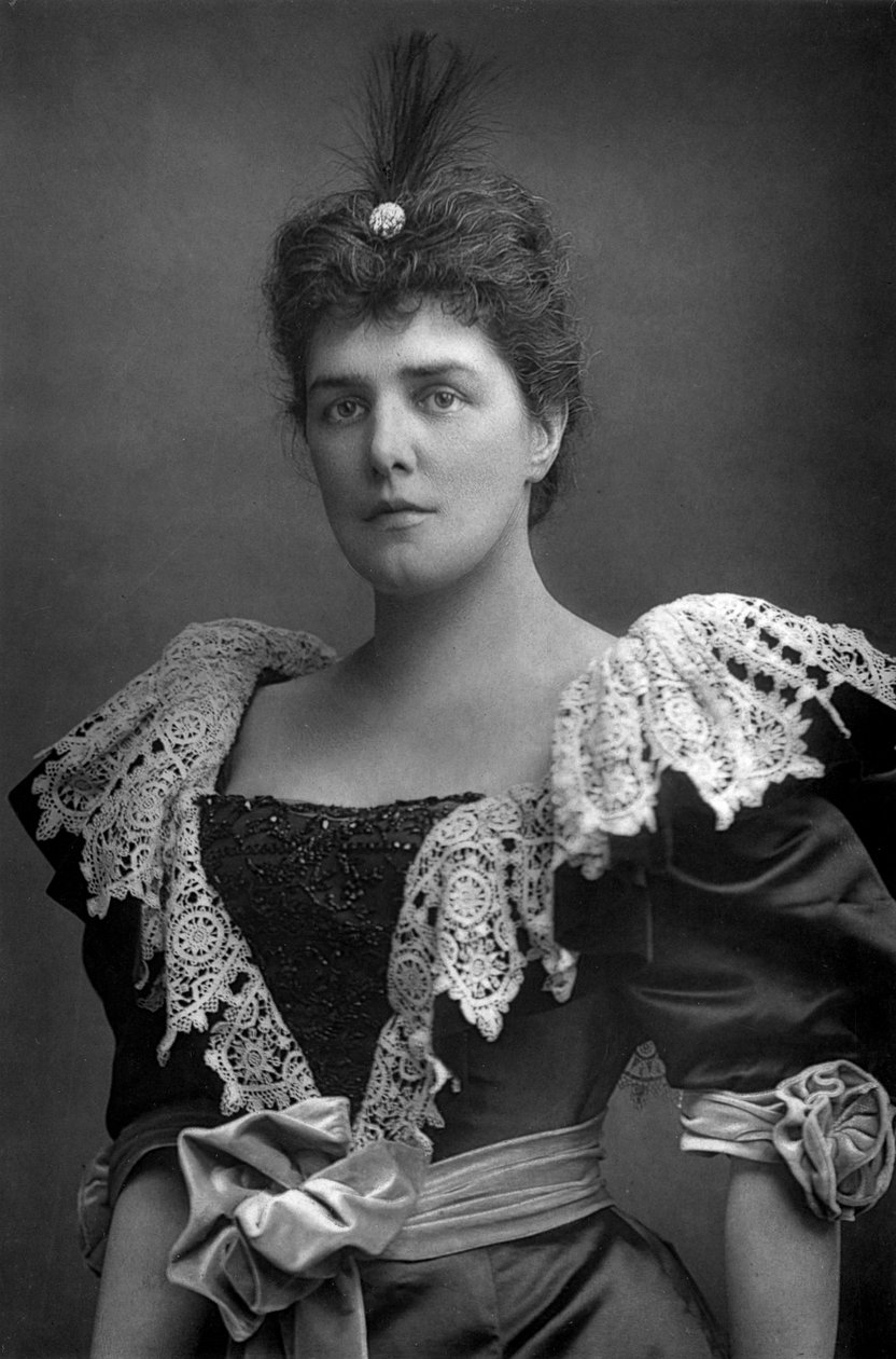 Leydi Randolph Churchill 1854-1921, Amerikan sosyetesinin güzeli, 1893. by William and Daniel Downey