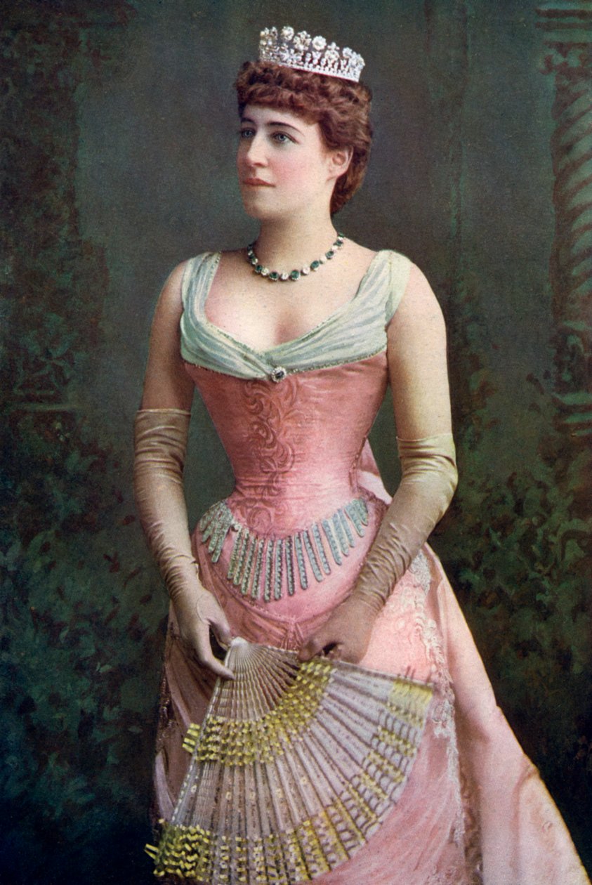 Lillie Langtry 1853-1929, İngiliz aktris, 1899-1900. by William and Daniel Downey