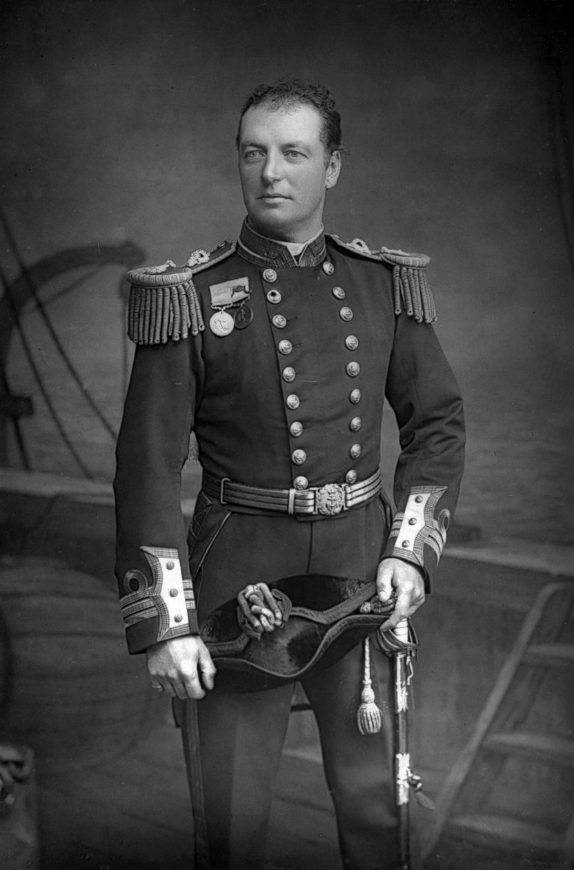 Lord Charles Beresford 1846-1919, İngiliz amiral ve parlamento üyesi, 1890. by William and Daniel Downey