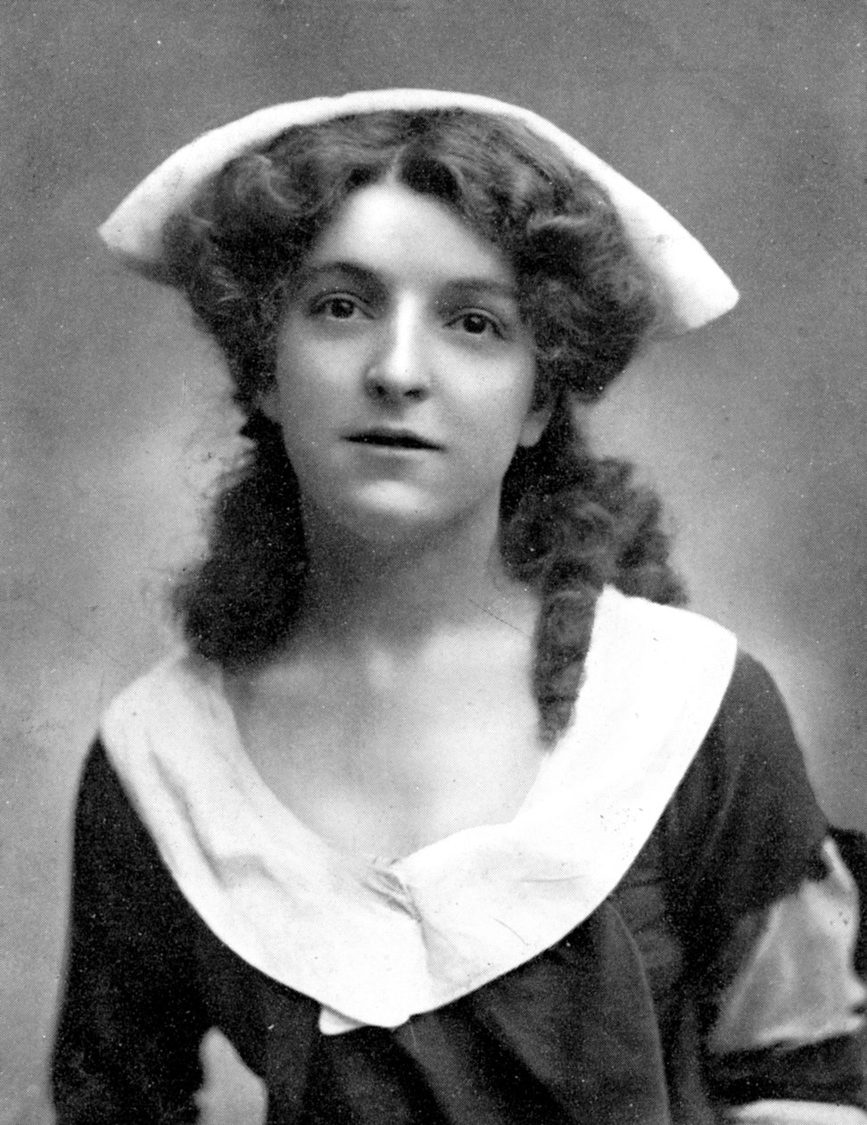 Molly McIntyre 1886-1952, İskoç aktris, 1905. by William and Daniel Downey