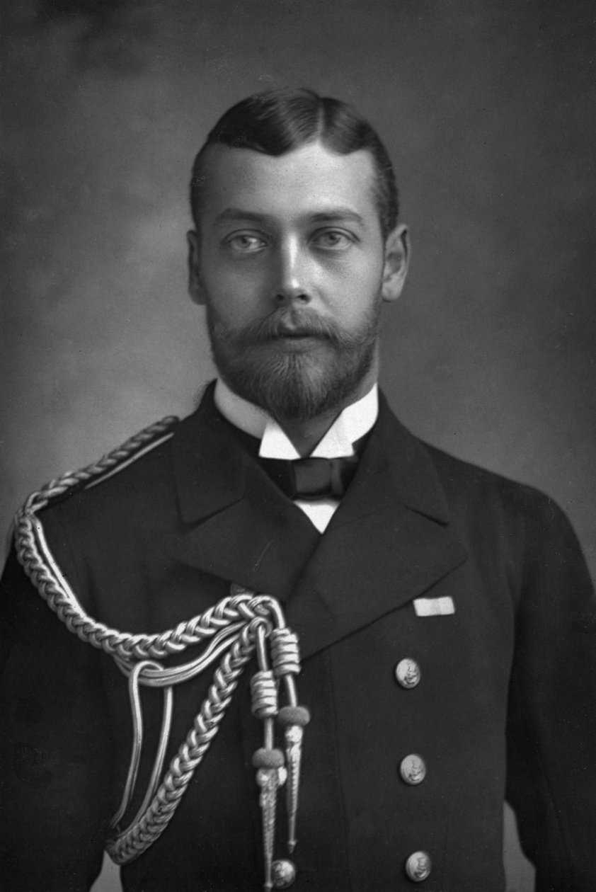 Prens George, Galler Prensi ve gelecekteki Kral George V 1865-1936, 1890. by William and Daniel Downey