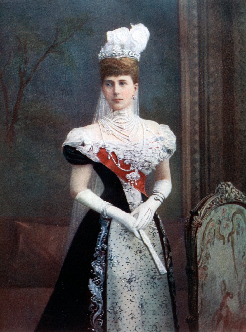 Danimarka Prensesi Alexandra, 19. yüzyılın sonlarında. by William and Daniel Downey