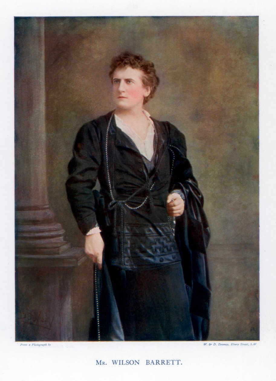 Wilson Barrett, İngiliz aktör, yönetici ve oyun yazarı, 1901. by William and Daniel Downey