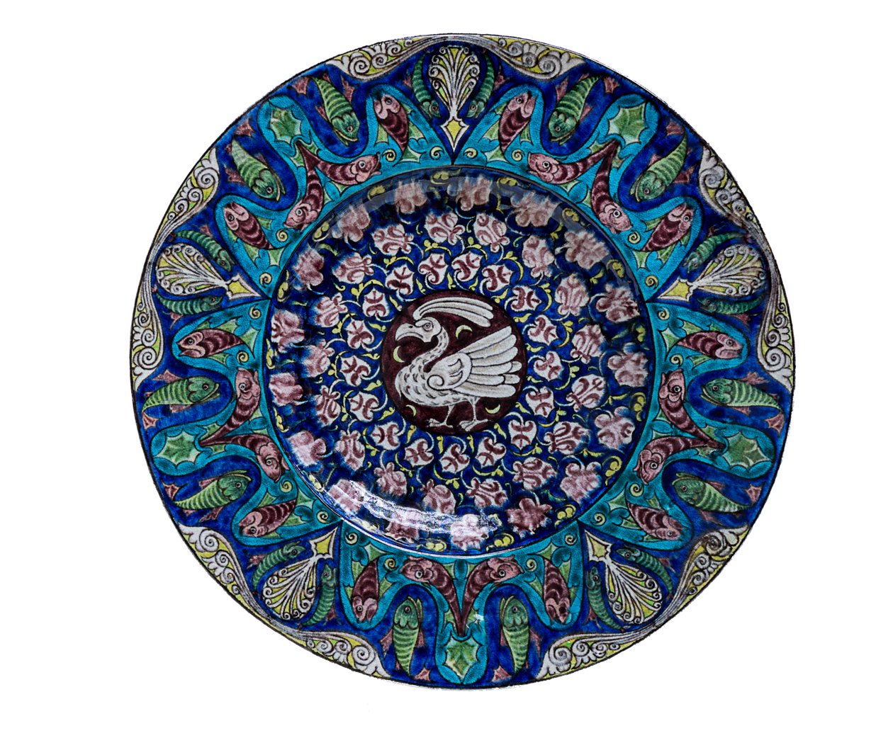 Kuş ve Balık Yemeği by William de Morgan