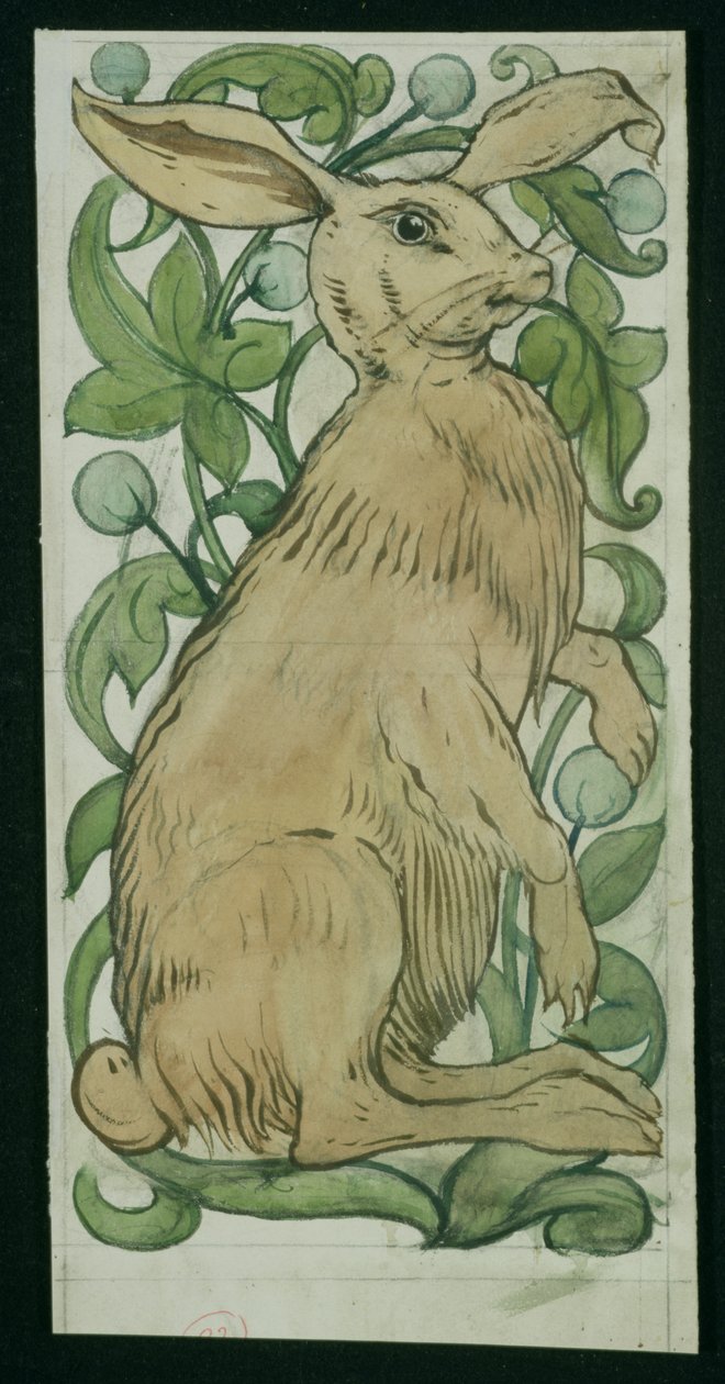 tavşan by William de Morgan