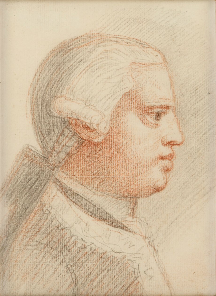 Edward Augustus, Duke of York, c.1761-7 (kağıt üzerinde tebeşir) by William of Bath Hoare