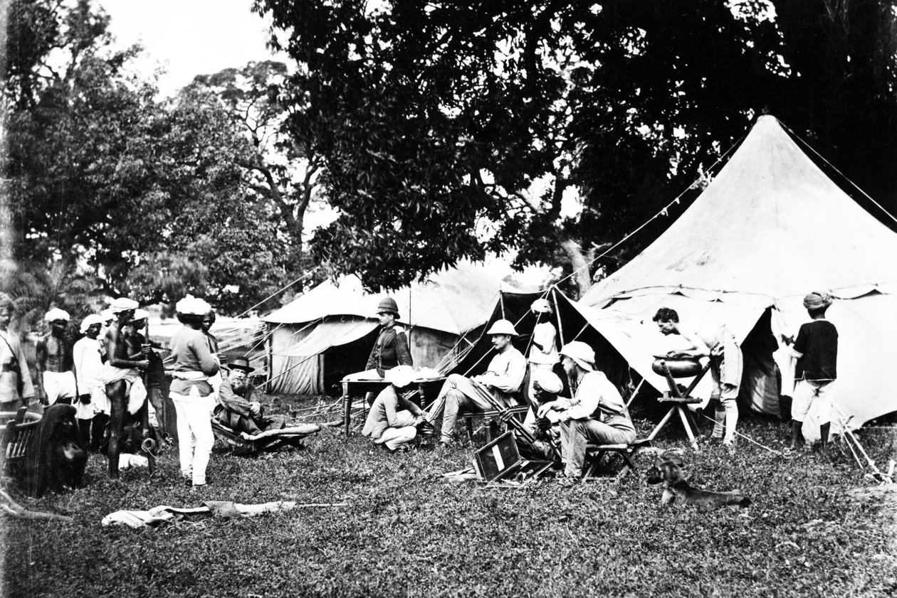 İngiliz Kızılderili Ordusu Kampı, 1860