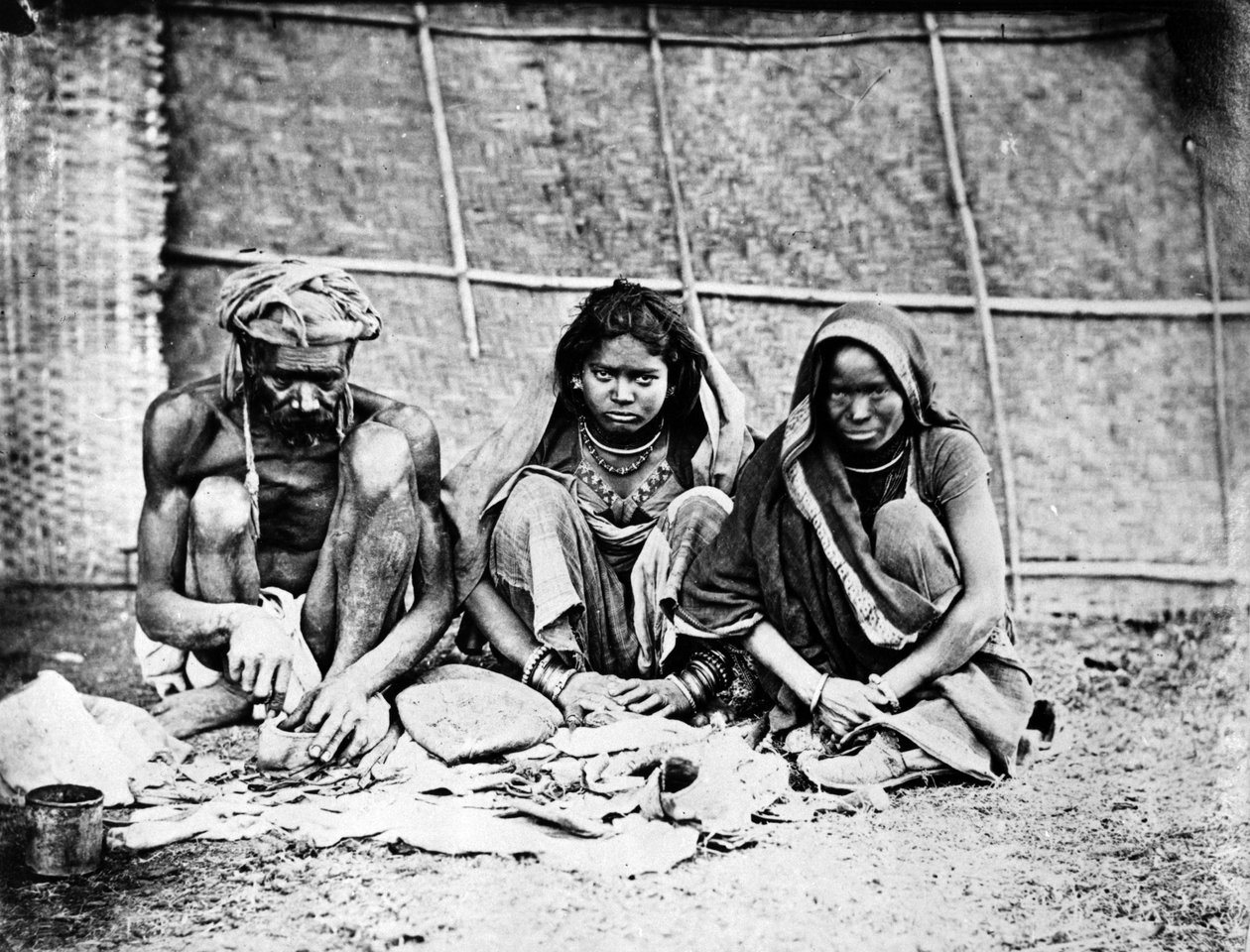 Chai Wallahs, 'Hintli Deneklerin Fotoğrafları'ndan 1860'lar by Willoughby Wallace Hooper
