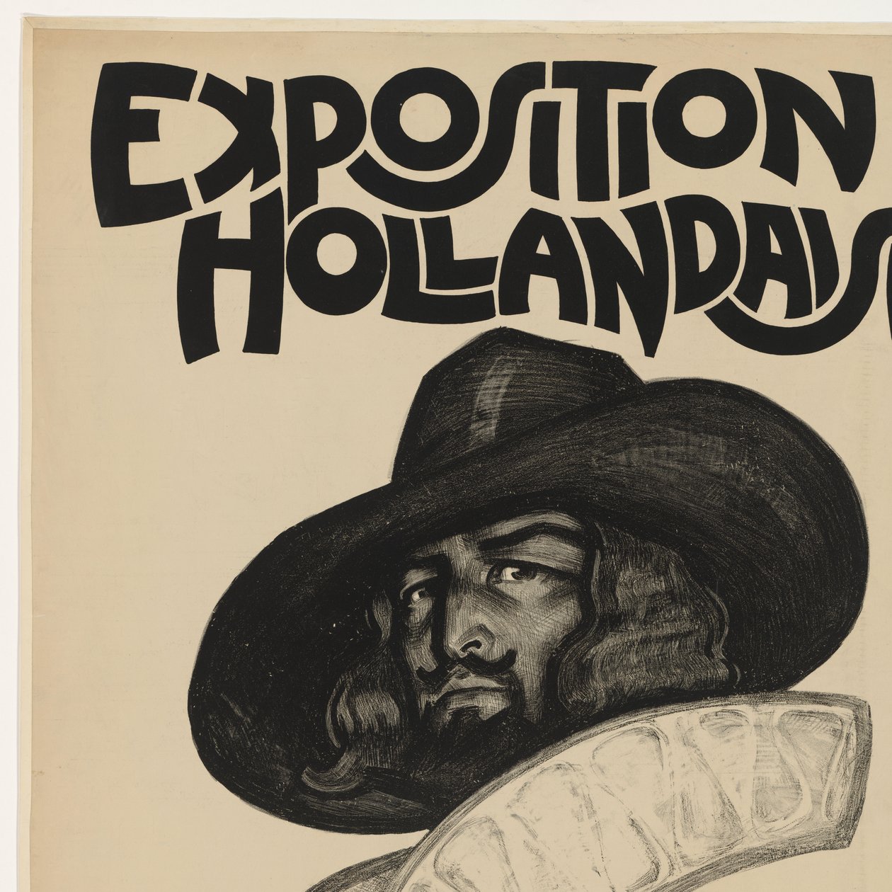 Paris'teki Hollandaise Sergisi afişi, 1921 Hollandaise Sergisi (nesnedeki başlık) by Willy Sluiter