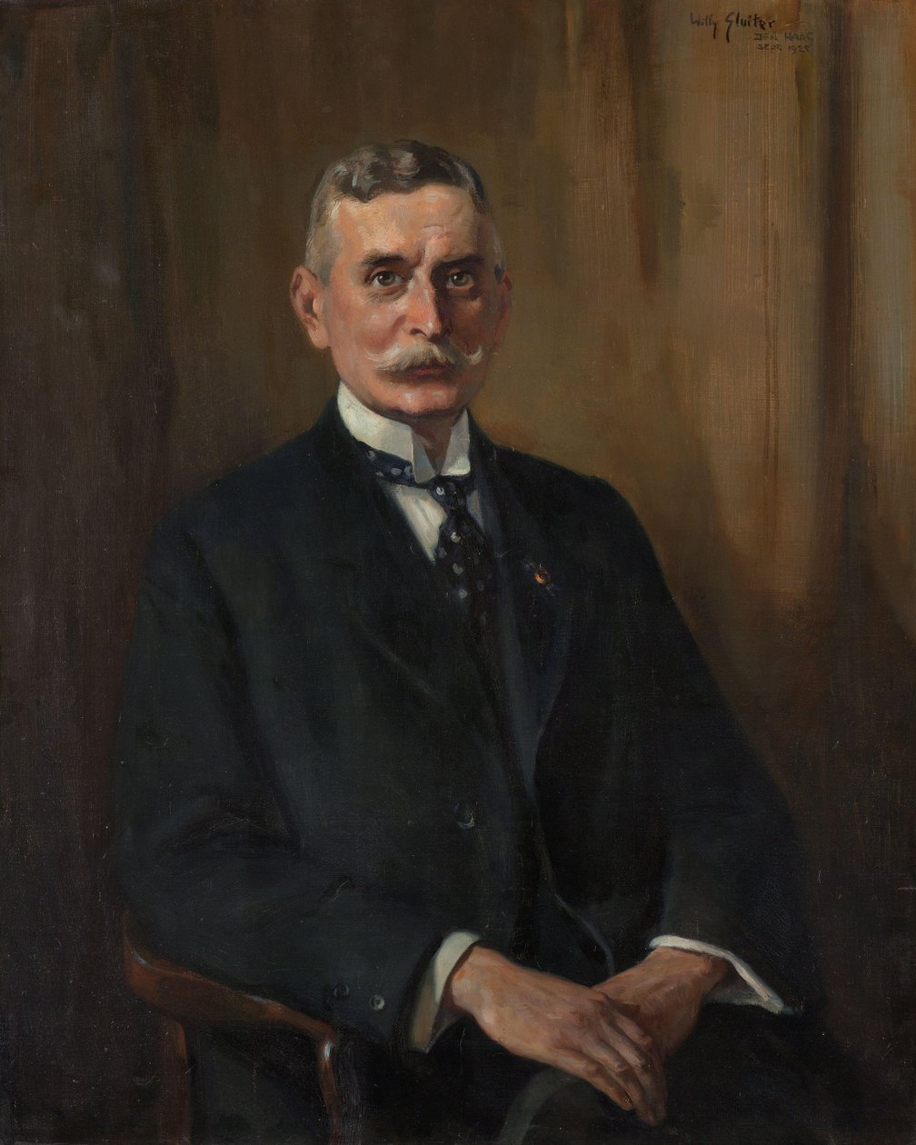 Jacob Christiaan Koningsberger (1867-1951). Halk Konseyi Başkanı (1918-19) by Willy Sluiter