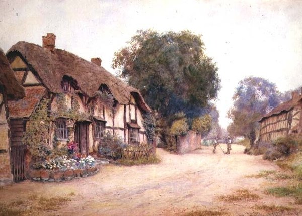 Dedikodu, Köy Sokağı by Wilmot R.W.S. Pilsbury
