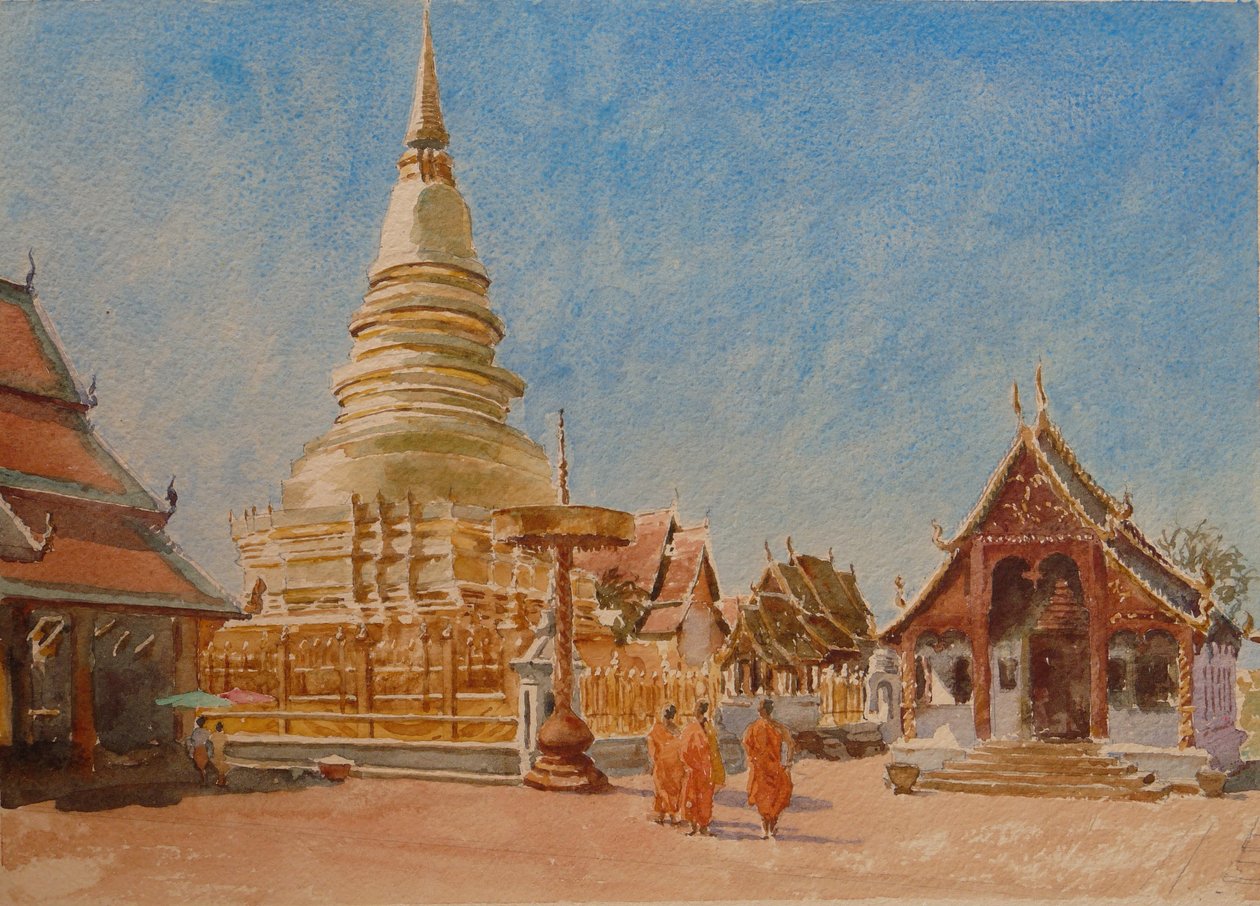 879 Wat Phrathat Haripunchai, Lamphun by Wilson Clive