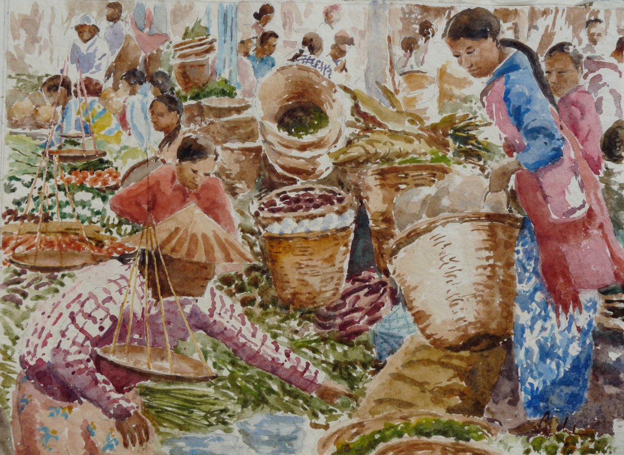 933 Sebze, Tepsi Pazarı by Wilson Clive