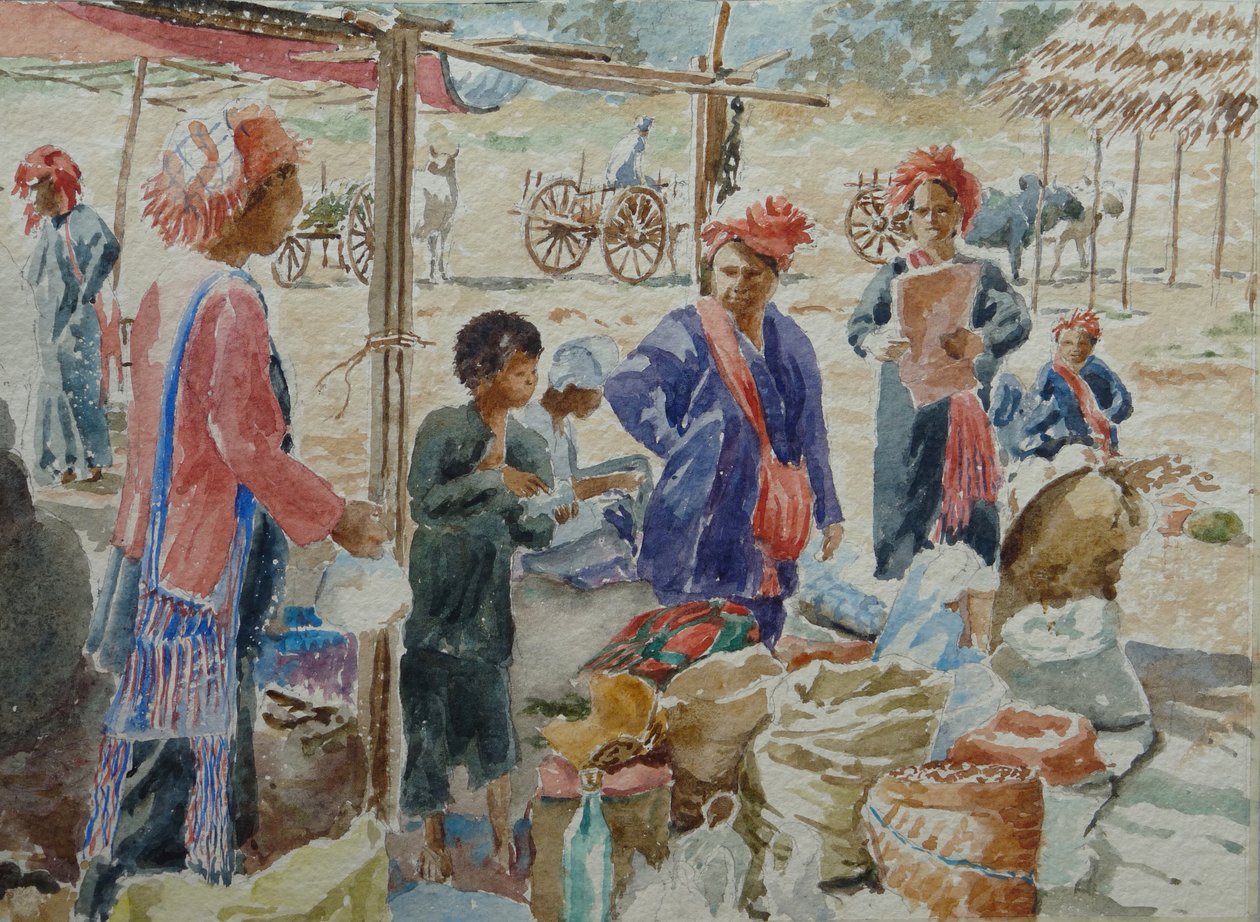 937 Eve dönüş yolculuğunu bekliyorum, Thaung Tho by Wilson Clive