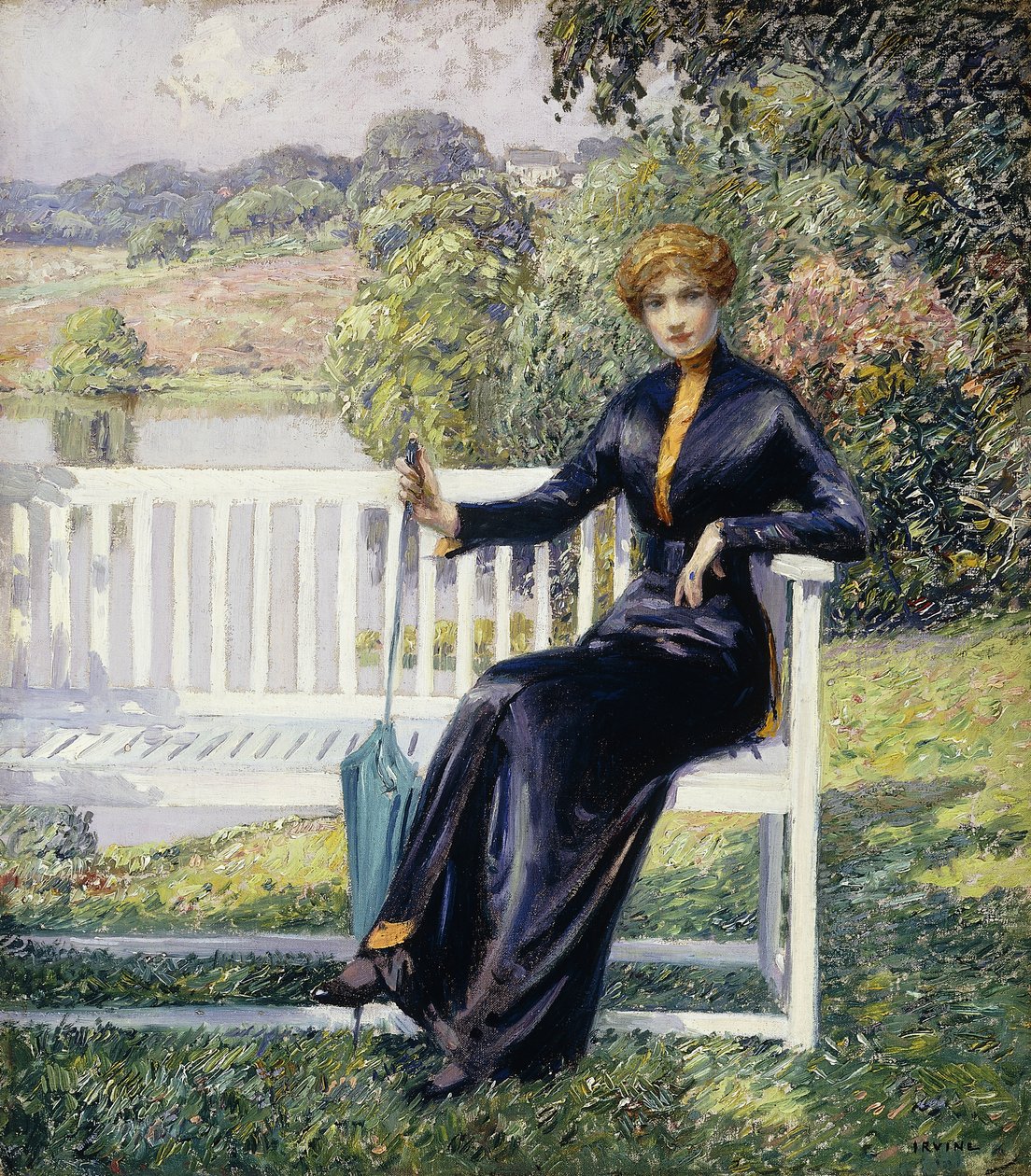 Bahçedeki Lois by Wilson Henry Irvine