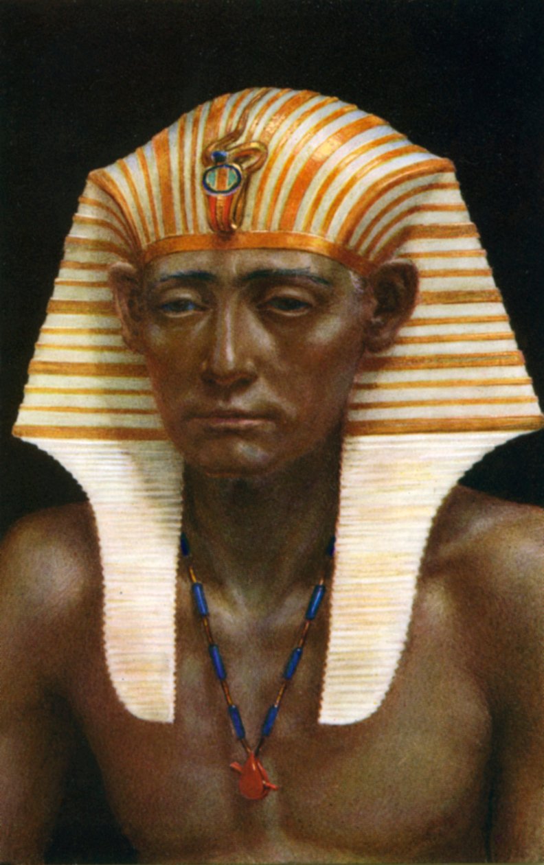 Amenemhat III, 12. hanedanın Eski Mısır firavunu, MÖ 19. yüzyıl 1926. by Winifred Mabel Brunton