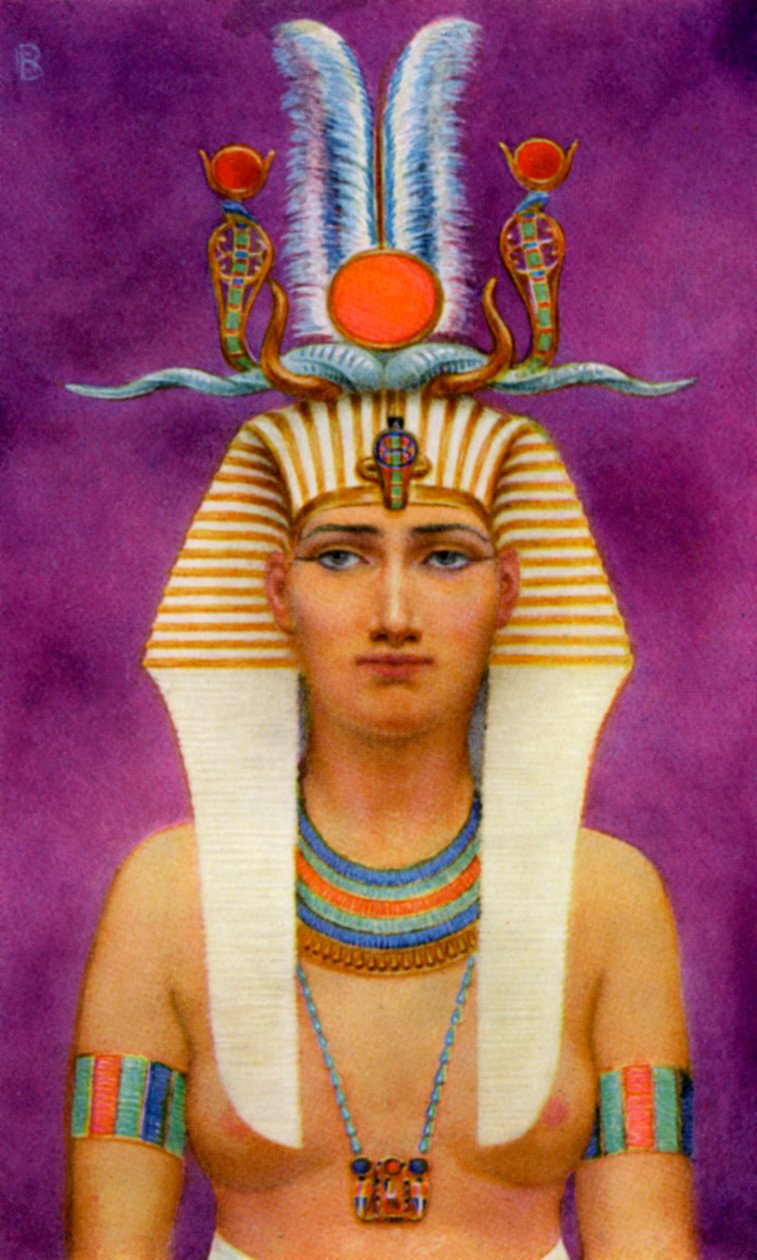 Hatshepsut, 18. hanedanın Eski Mısır kraliçesi, MÖ 15. yüzyıl 1926. by Winifred Mabel Brunton