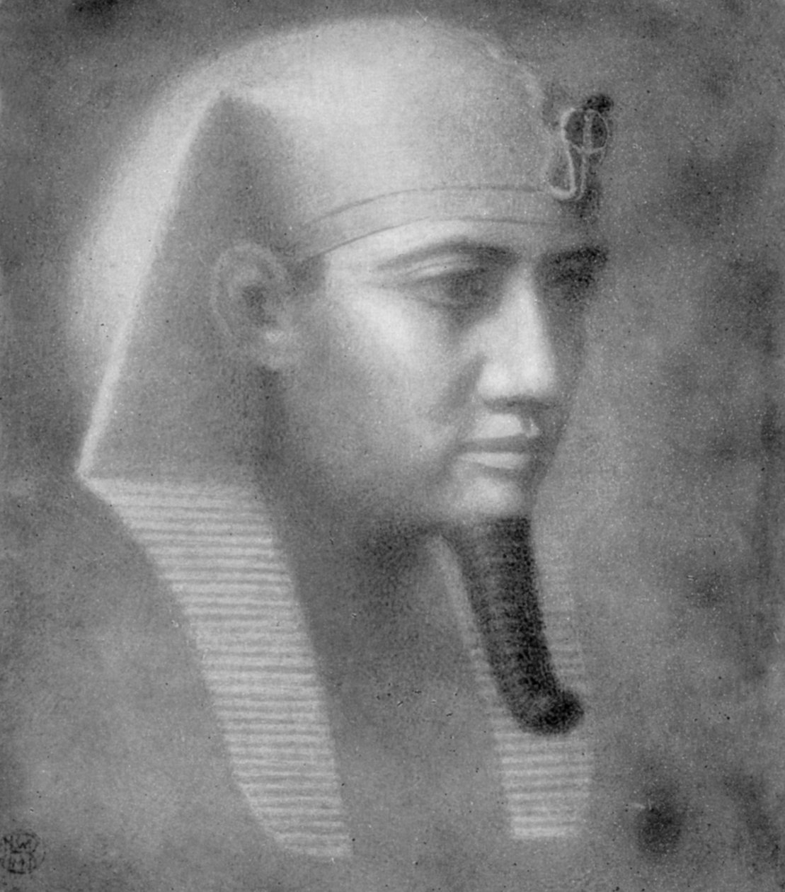 Khafre, 4. hanedanın Eski Mısır firavunu, MÖ 26-25. yy 1926 by Winifred Mabel Brunton