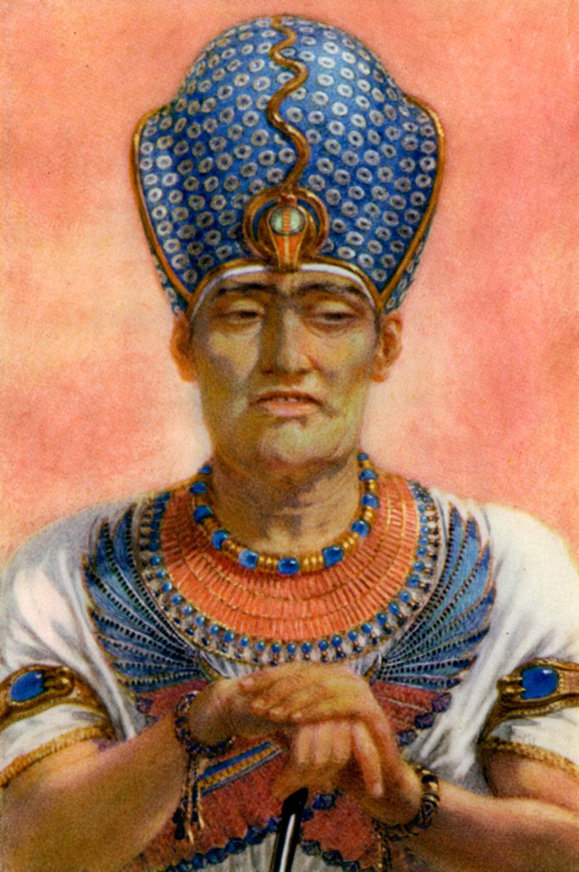 Ramses III, 20. Hanedanlığın Eski Mısır firavunu, MÖ 12. yüzyıl 1926. by Winifred Mabel Brunton