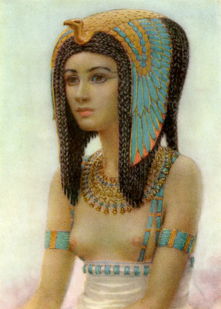 Tetisheri, 17. hanedanın Eski Mısır kraliçesi, MÖ 16. yüzyıl 1926. by Winifred Mabel Brunton