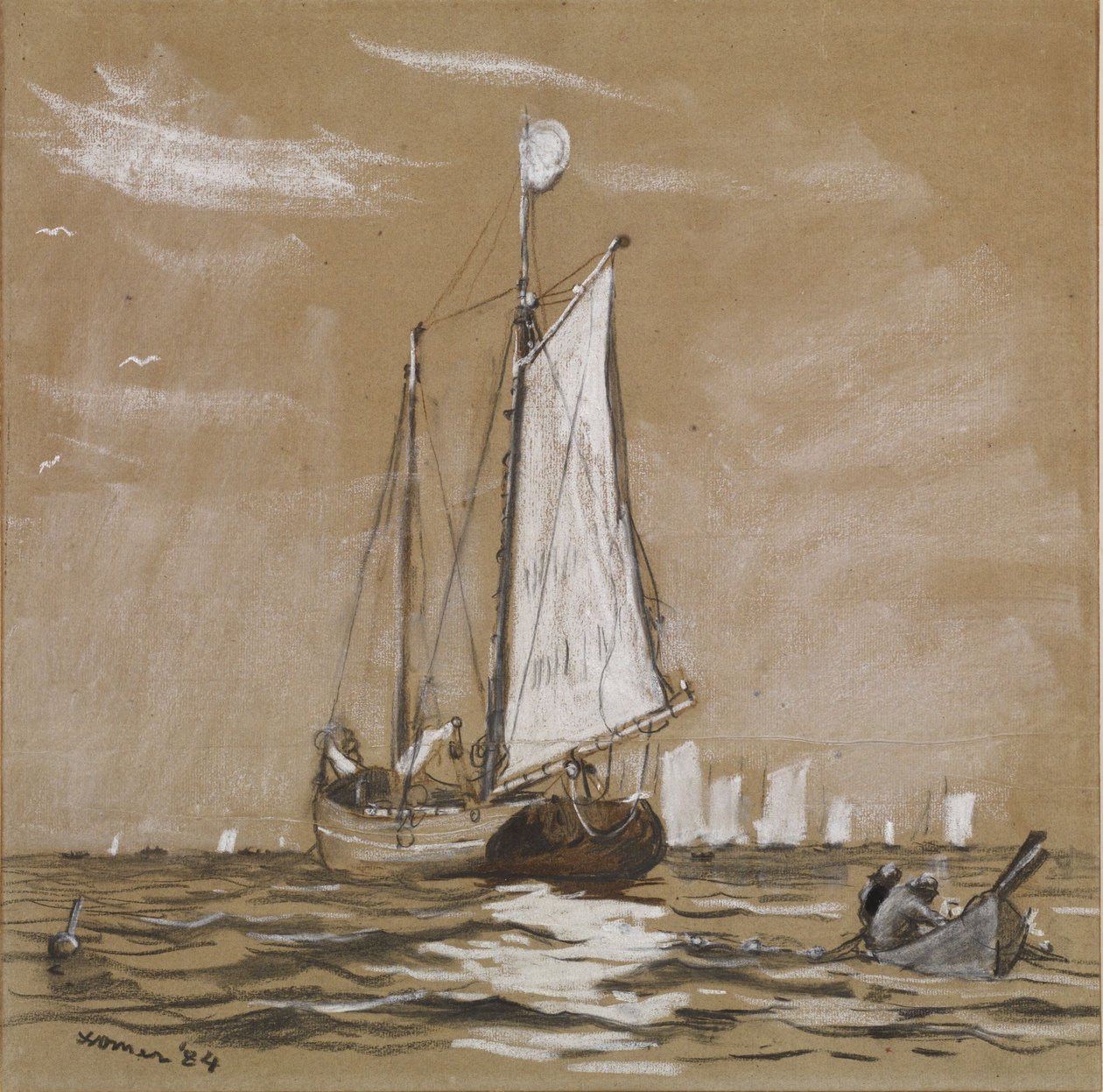 Bir Balıkçı Gulet by Winslow Homer