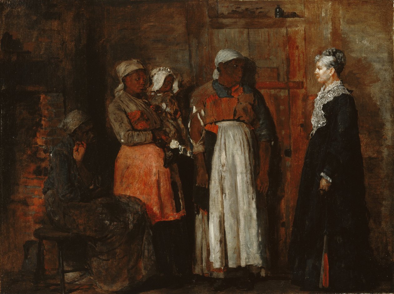 Yaşlı Hanımdan Bir Ziyaret by Winslow Homer