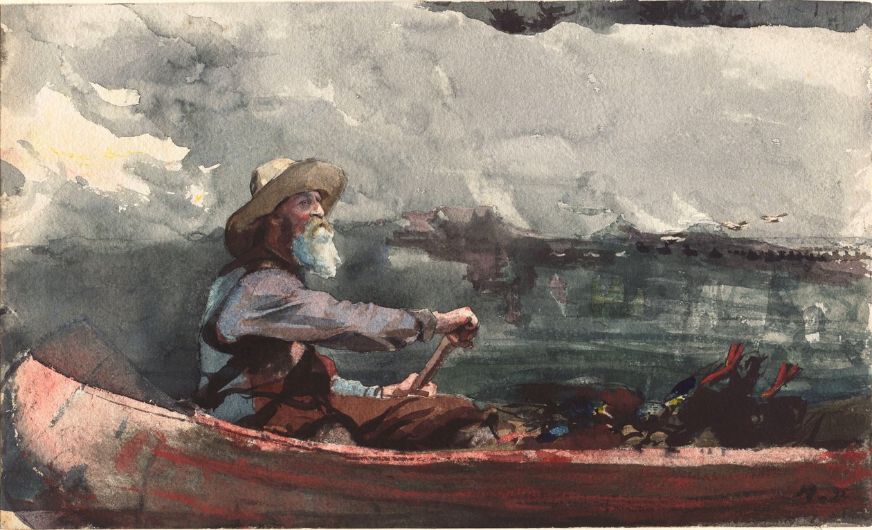 Adirondacks Rehberi by Winslow Homer
