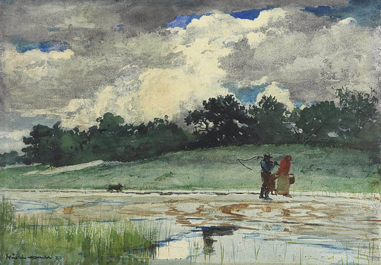 Yağmurdan Sonra Boyun Uzattı by Winslow Homer