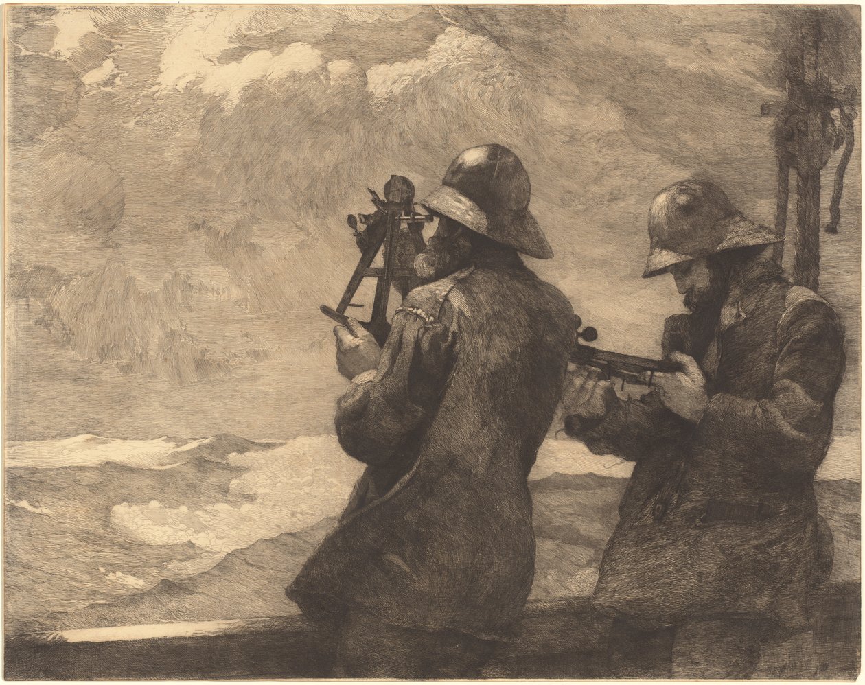 sekiz çan by Winslow Homer