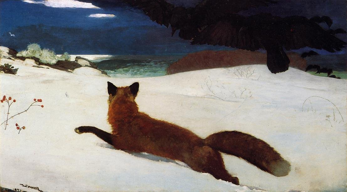 Tilki avı by Winslow Homer