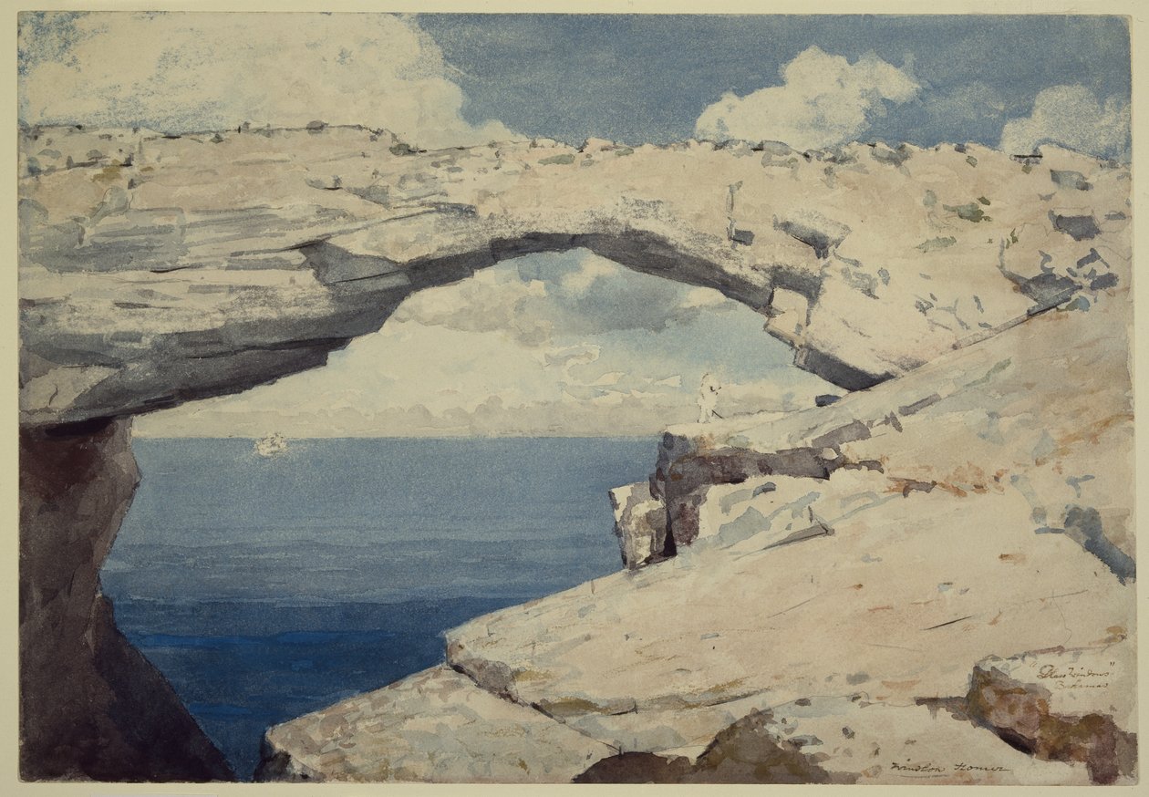 Cam Pencereler, Bahamalar, c.1885 by Winslow Homer