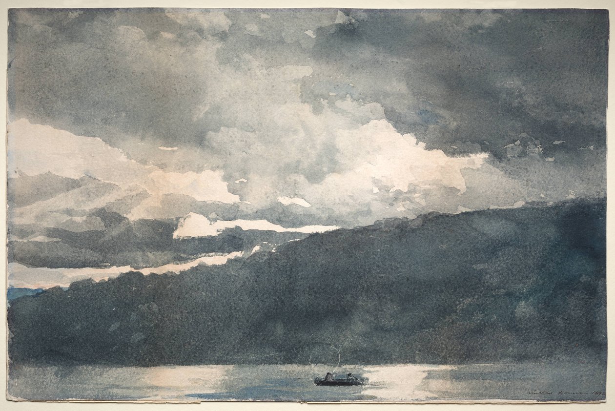 Vizon Gölü, Adirondacks by Winslow Homer